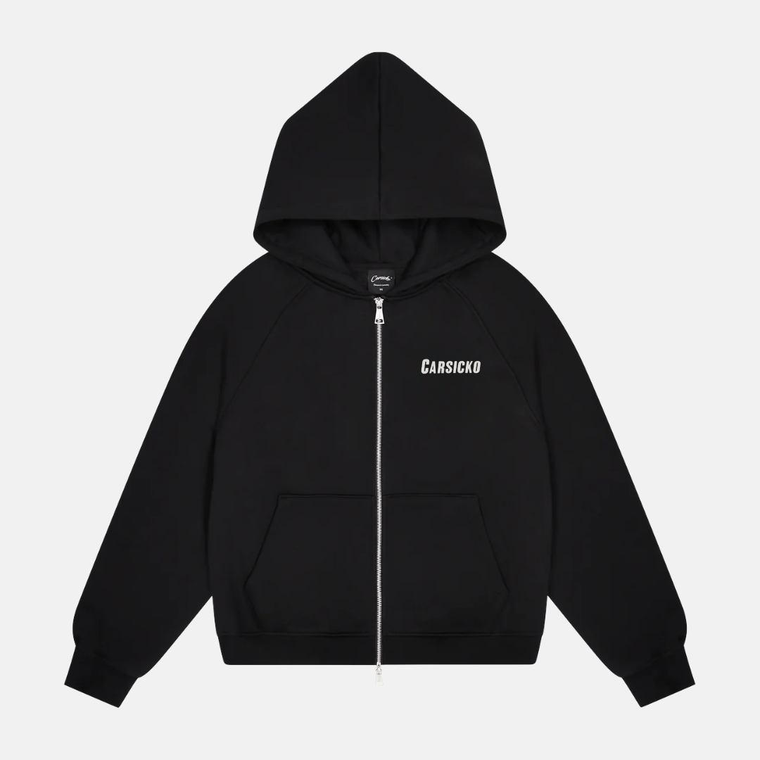 Carsicko Stamp Hoodie - Black - No Sauce The Plug