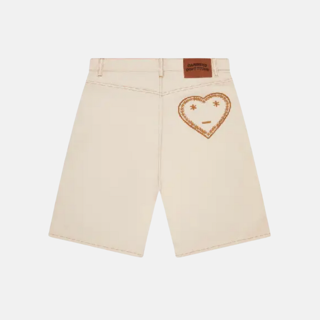 Carsicko Denim Jorts/Shorts - Cream - No Sauce The Plug