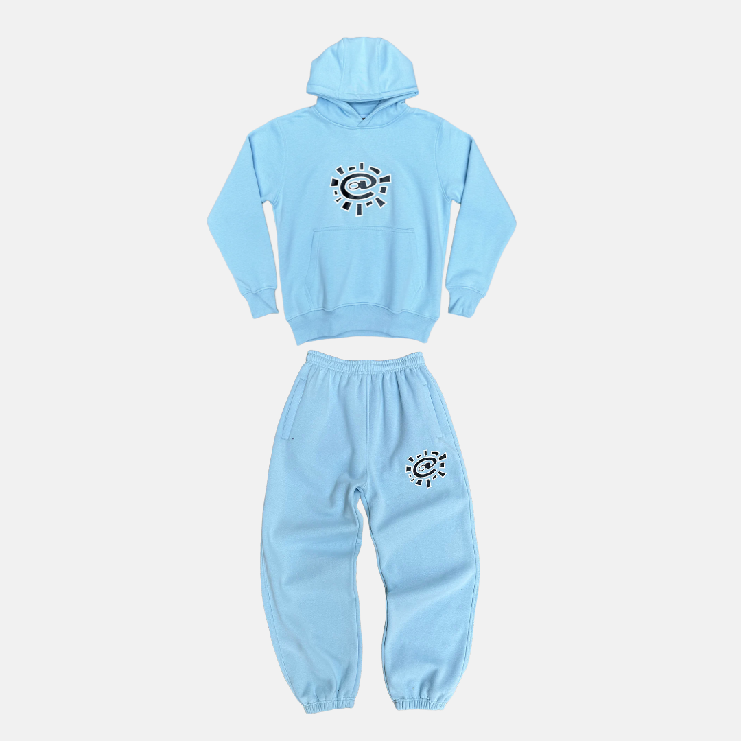 Always Do What You Should Do Rel@xed Tracksuit - Powder Blue - No Sauce The Plug
