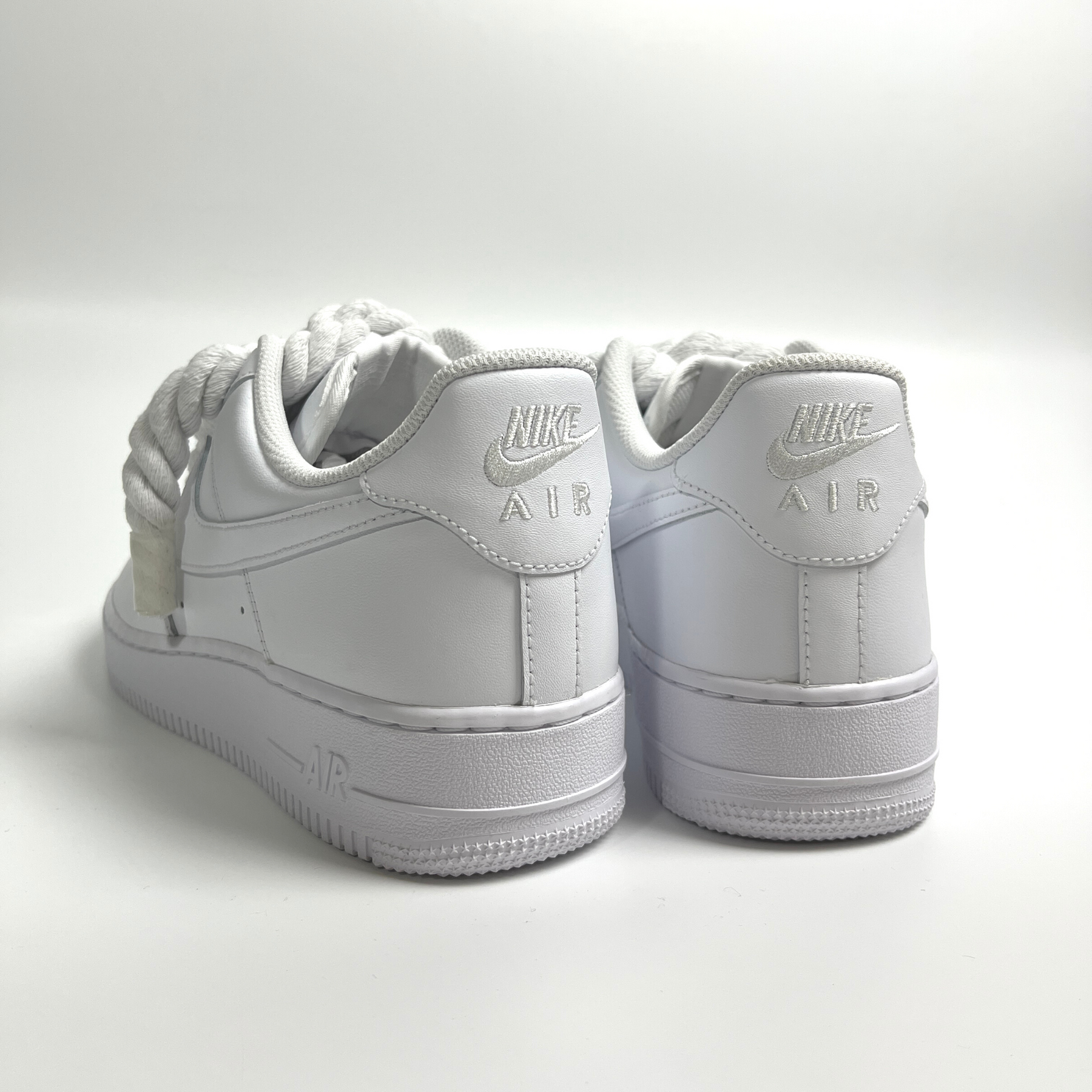 Rope Air Force 1 - Pure White - No Sauce The Plug