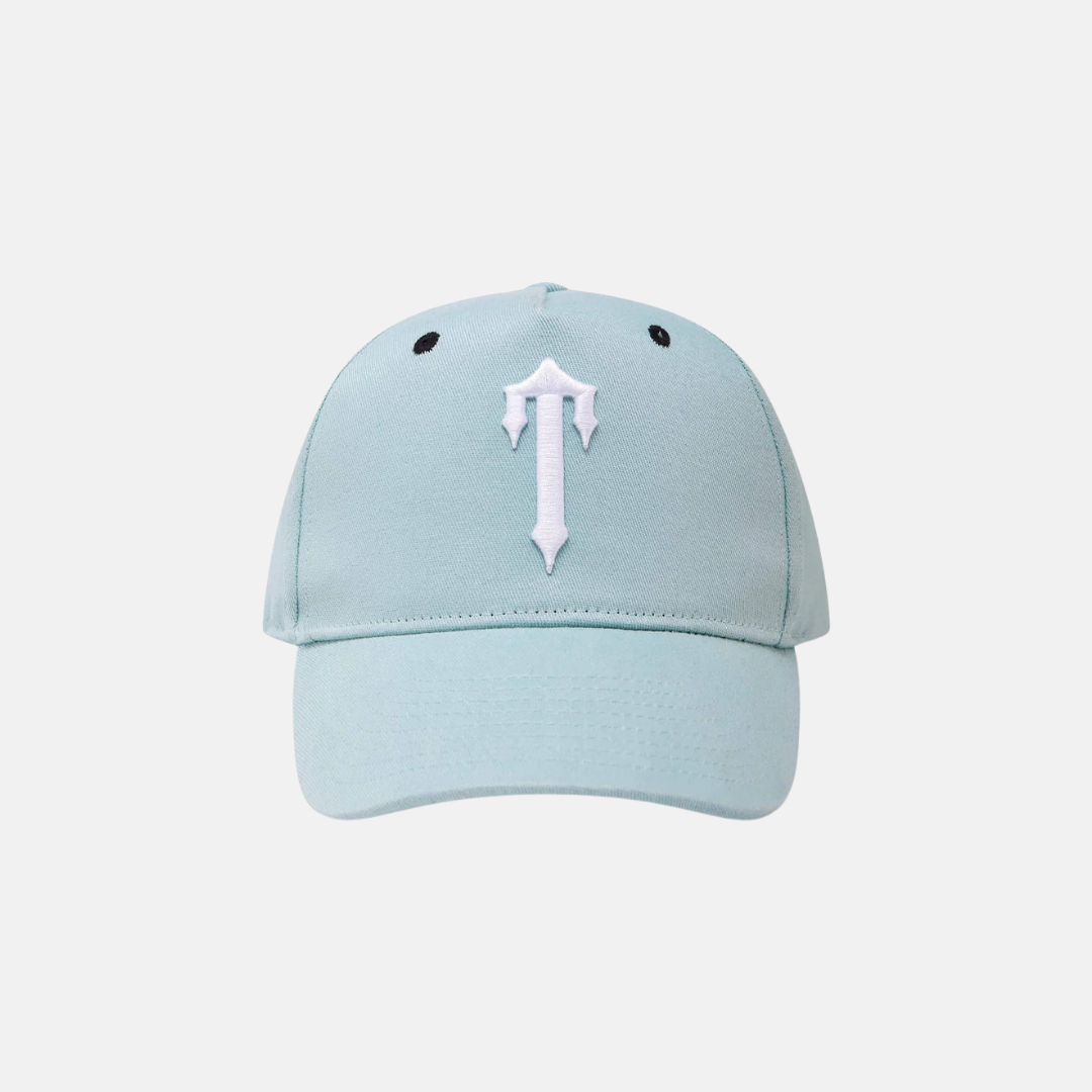 【TRAPSTAR LONDON】Irongate T Strapback ロゴキャップ TRAPSTAR IRONGATE T STRAPBACK / BASEBALL CAP - BLACK/WHITE