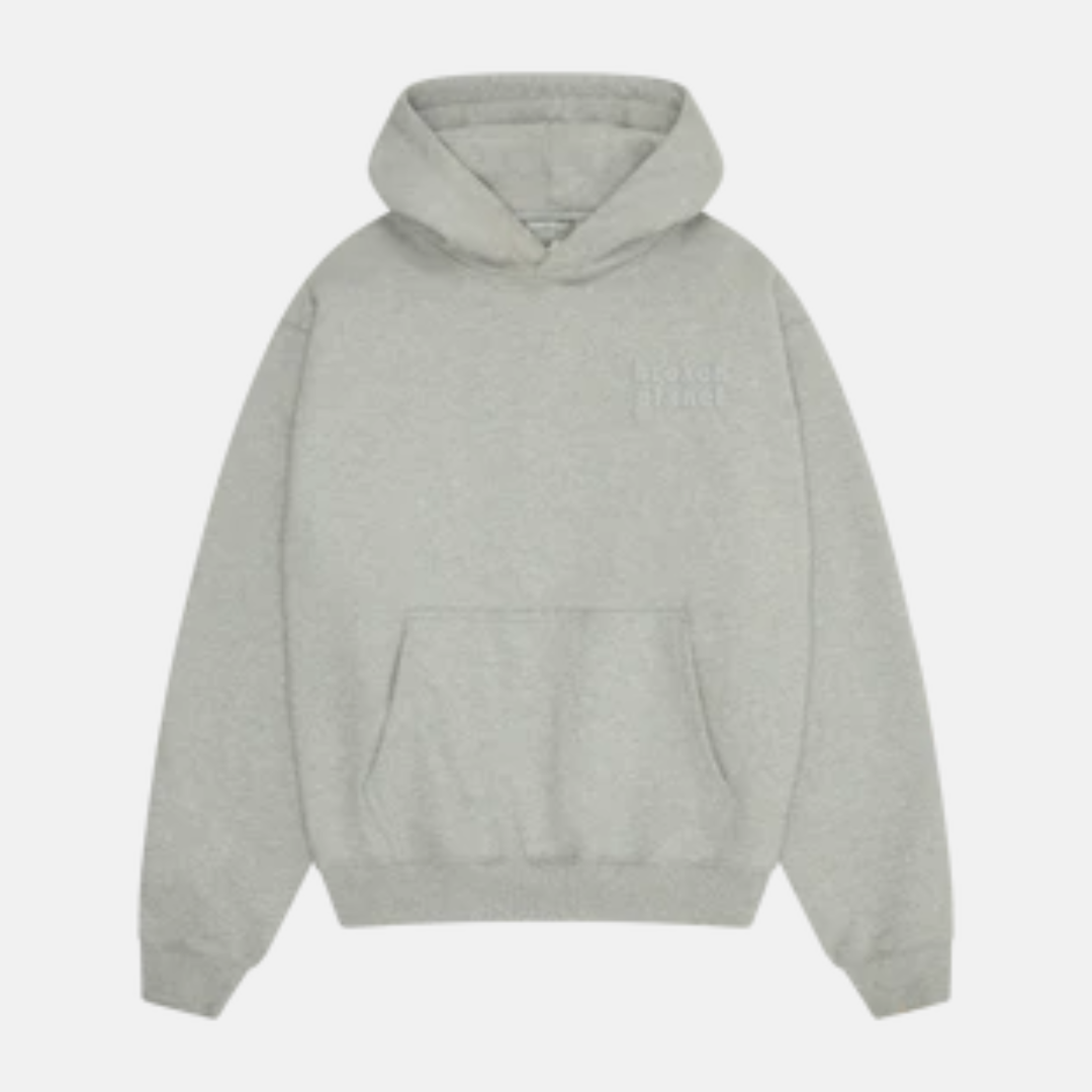 Broken Planet Basics Hoodie - Heather Grey - No Sauce The Plug