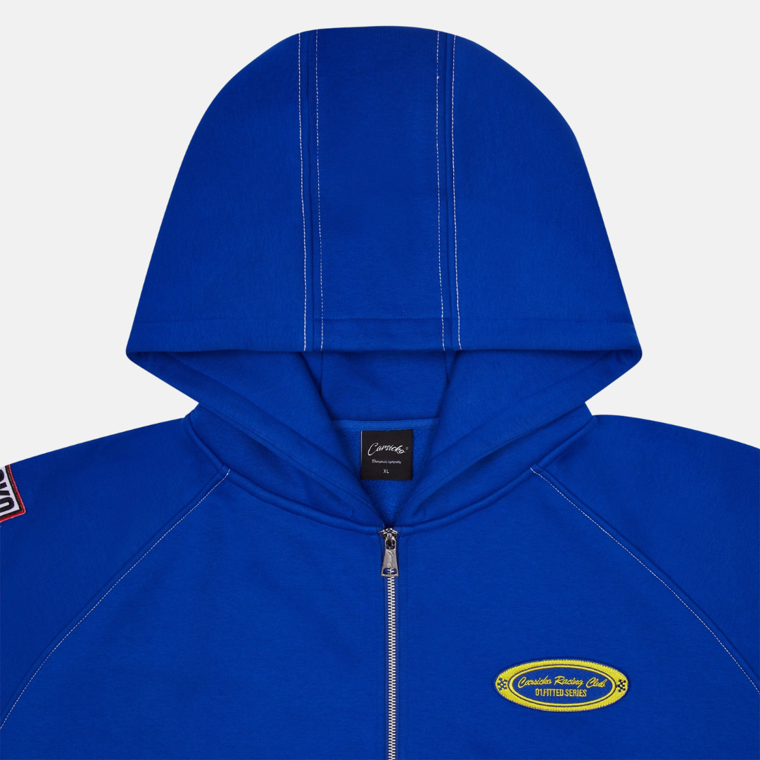 Carsicko Racing Club Hoodie - Blue - No Sauce The Plug