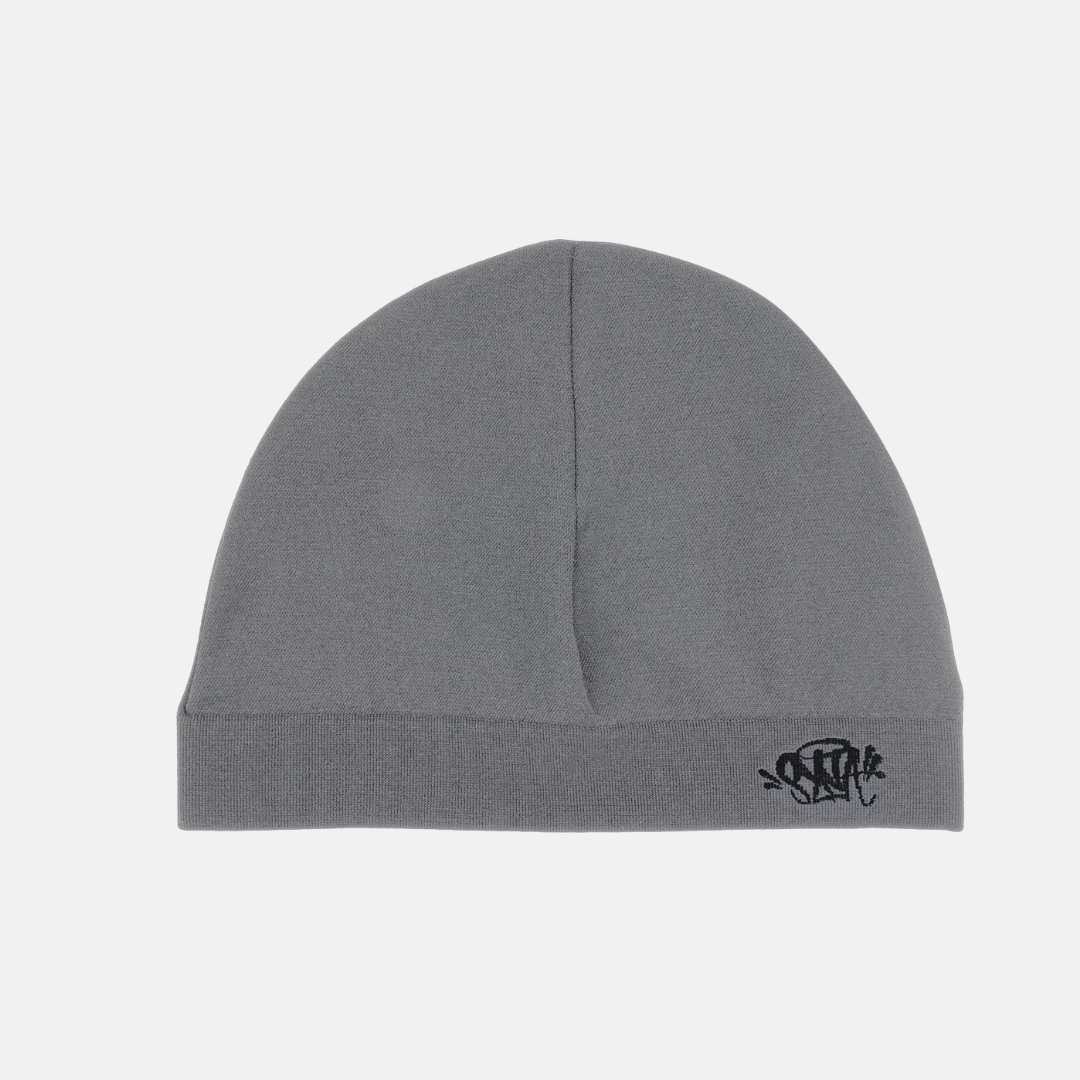 Toque Grey Skull Cap Syna Skull Cap Grey/Black No Sauce The Plug