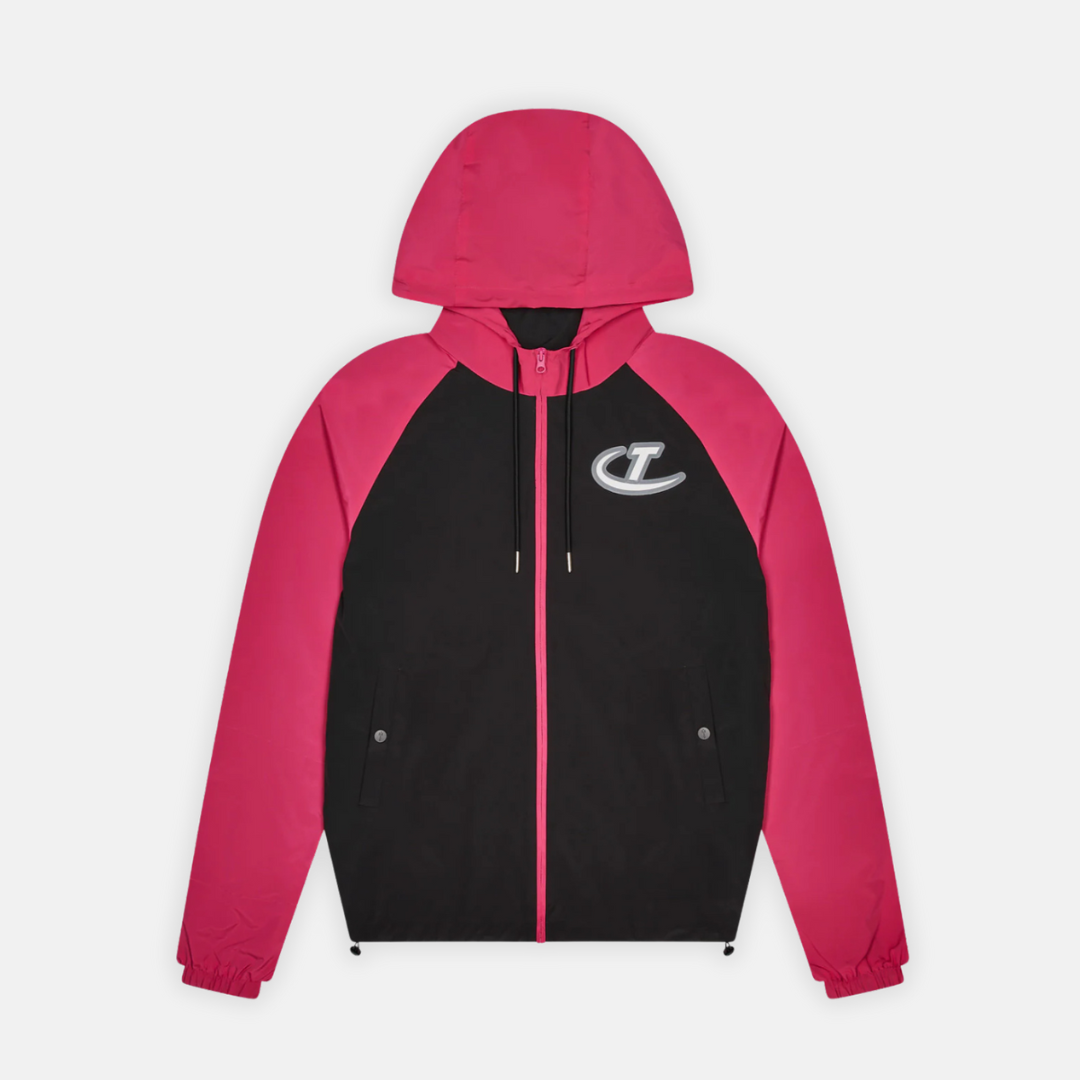 ＨEATTＲAP Trapstar Hyperdrive Windbreaker - Black/Hot Pink | No Sauce