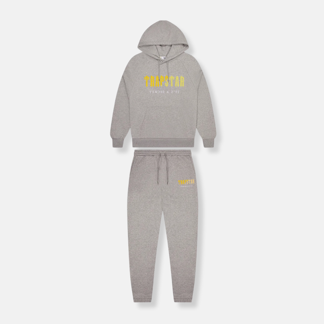 Hooded Tracksuit Grey Trapstar Decoded Tracksuit Trapstar Chenille