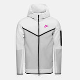 Nike Tech Fleece Hoodie - Summit White/Pink Blast (3rd Gen - Old Season) - No Sauce The Plug