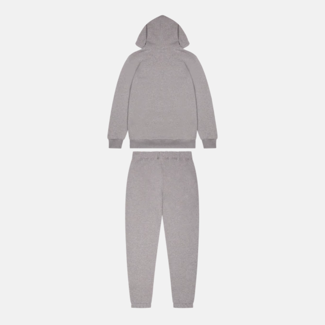 Trapstar London Shooters Hooded Tracksuit - Grey / White - No Sauce The Plug