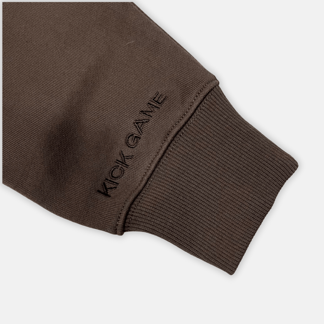 Broken Planet Hoodie - Fear of The Unknown - Granite Brown - No Sauce The Plug