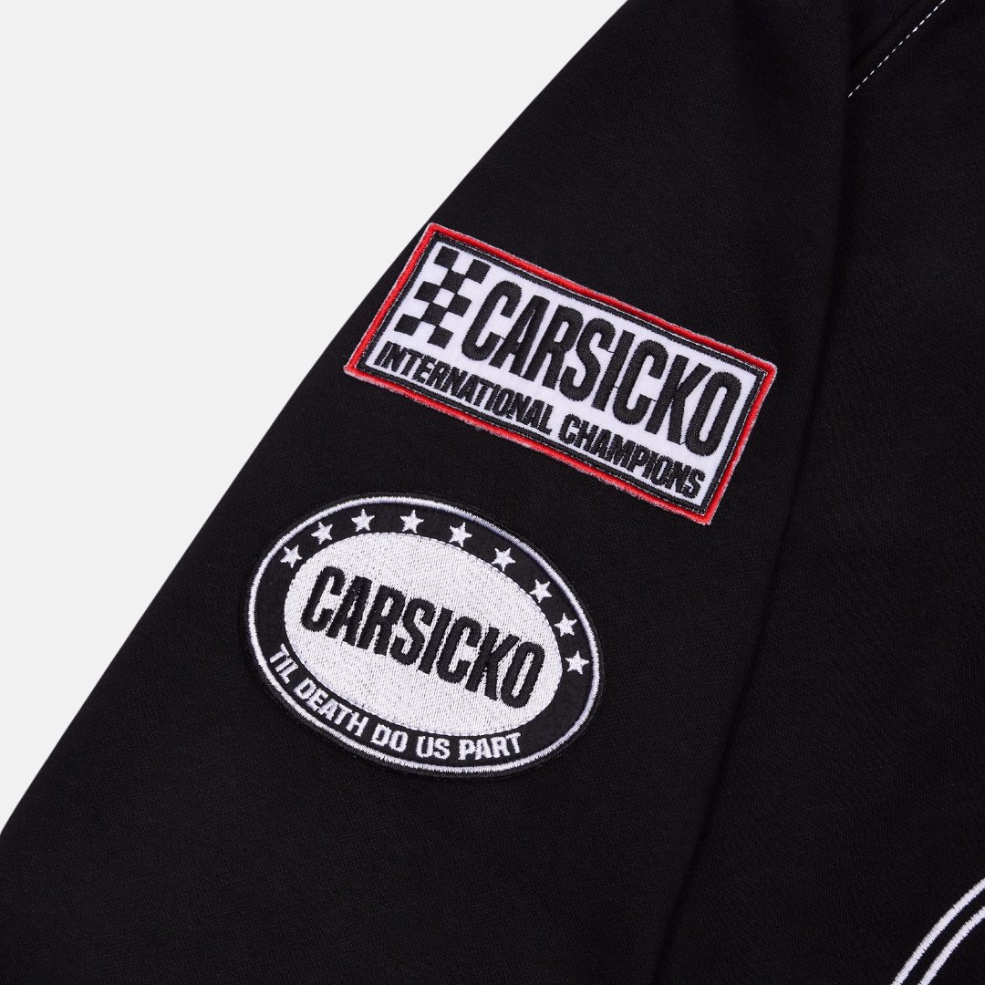 Carsicko Racing Club Hoodie - Black - No Sauce The Plug