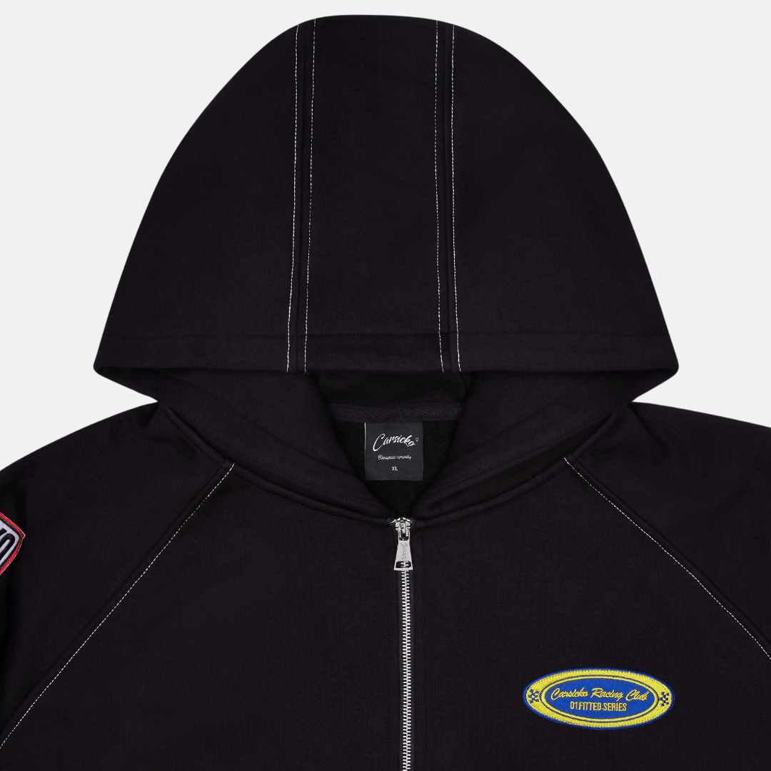 Carsicko Racing Club Hoodie - Black - No Sauce The Plug