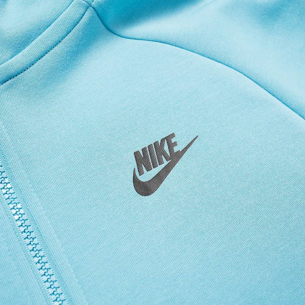 Nike Tech Fleece Hoodie - Baby Blue (2nd Gen) - No Sauce The Plug