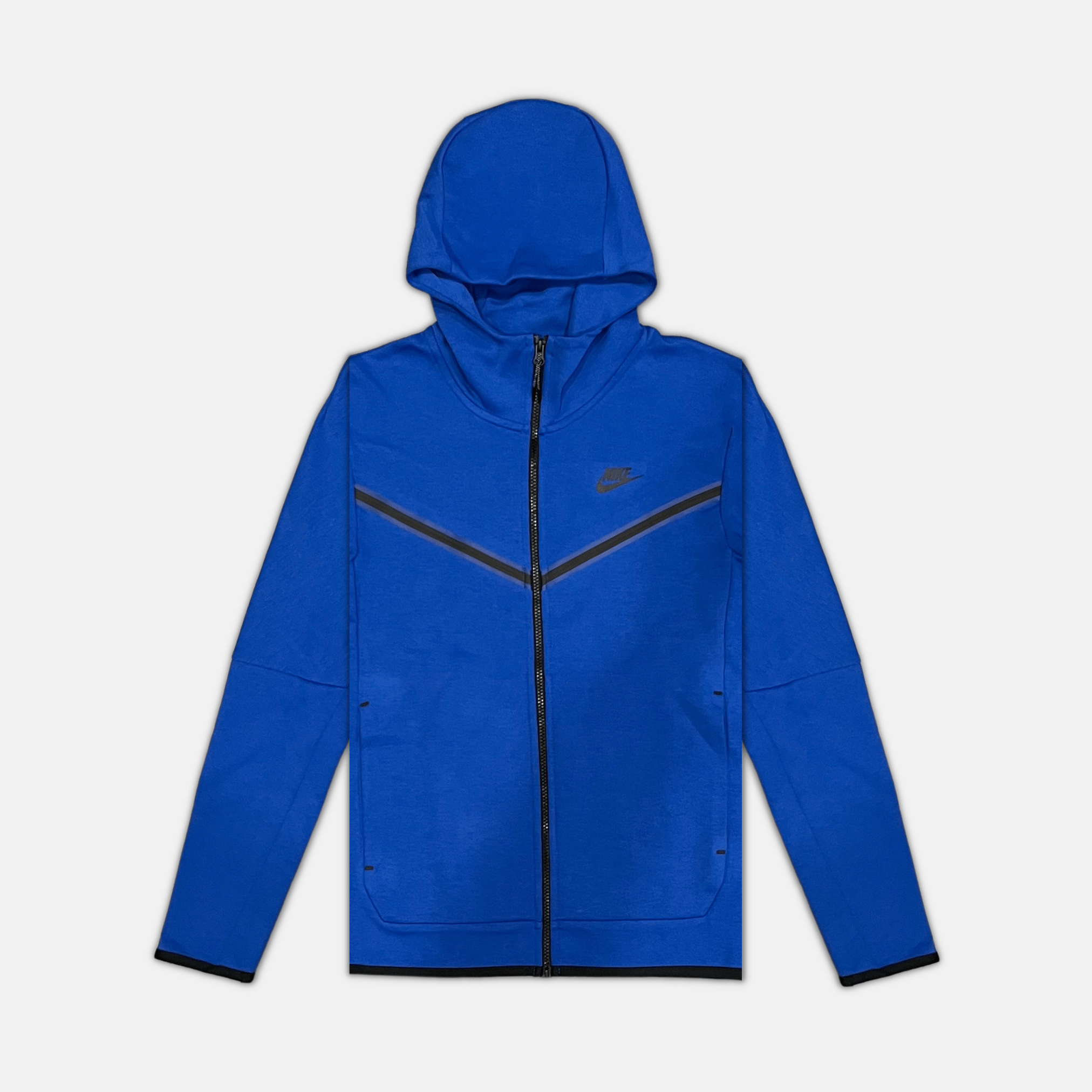 Nike Tech Fleece Hoodie Royal Blue 3rd Gen Old Season No Sauce The Plug