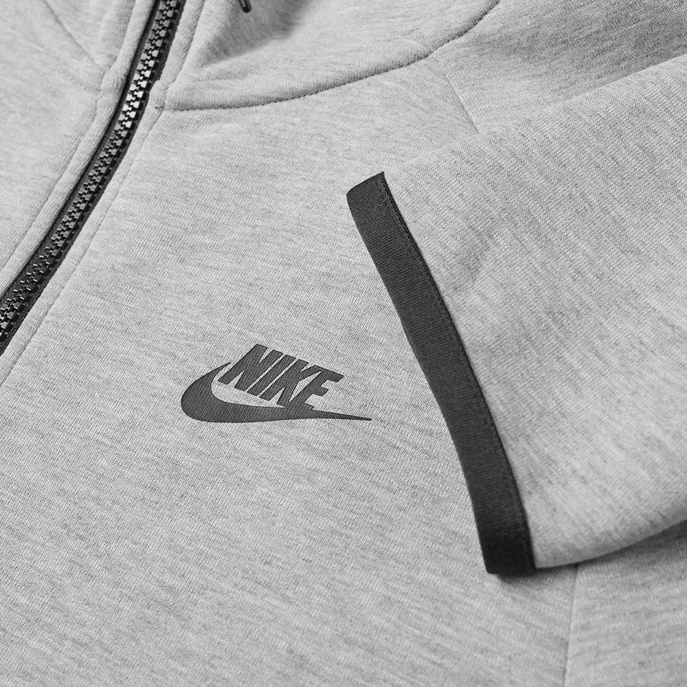 Nike Tech Fleece Hoodie - Light Grey (2nd Gen) - No Sauce The Plug