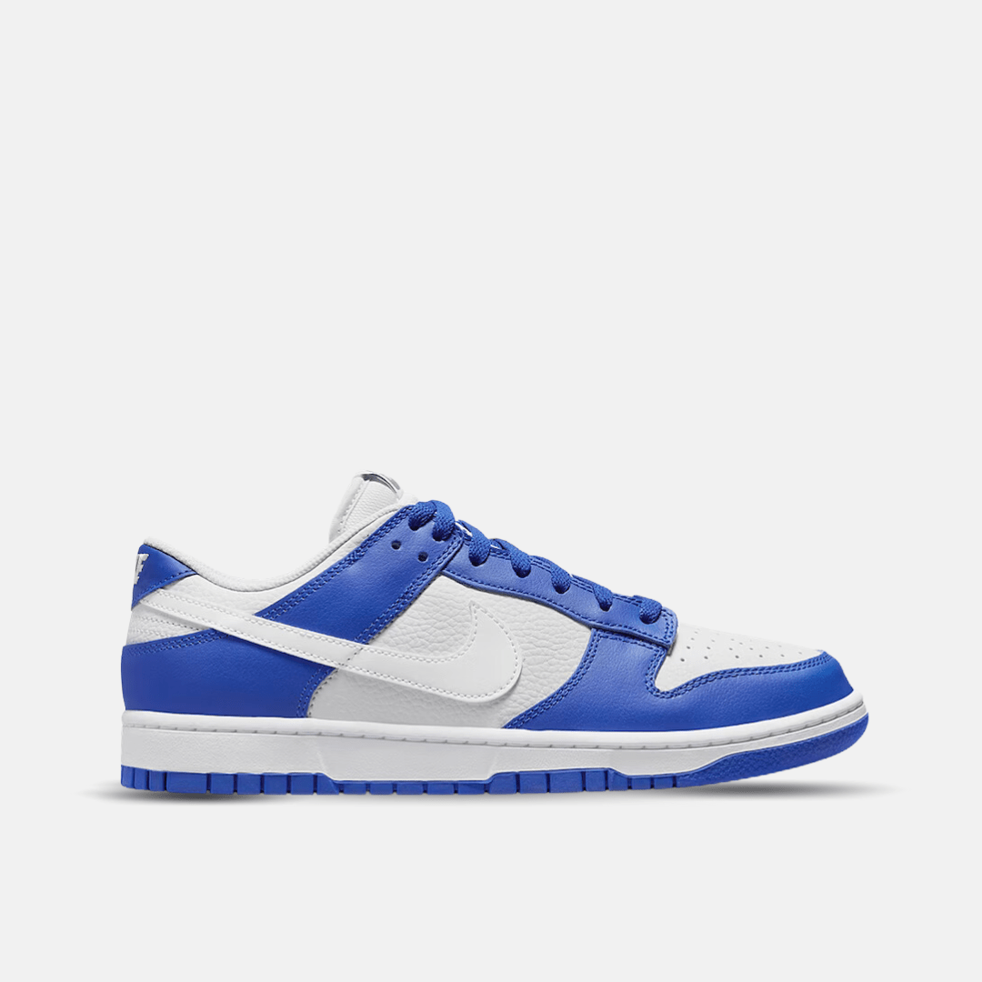 NIKE DUNK LOW - PHOTON DUST/WHITE/RACER BLUE - No Sauce The Plug