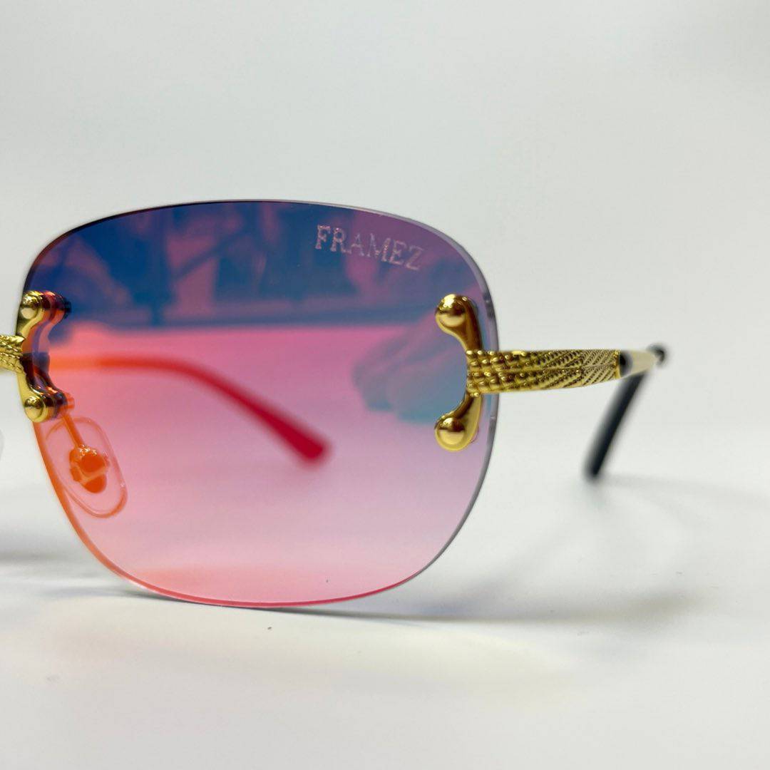 Red Mirrored Framez - No Sauce The Plug