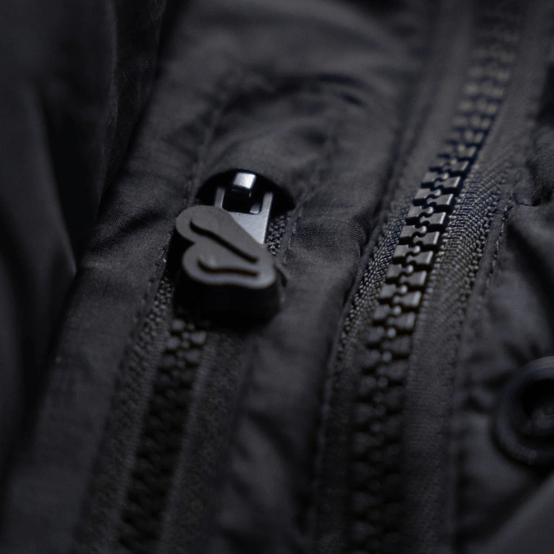 Syna Down Puffer Jacket - Blackout - No Sauce The Plug
