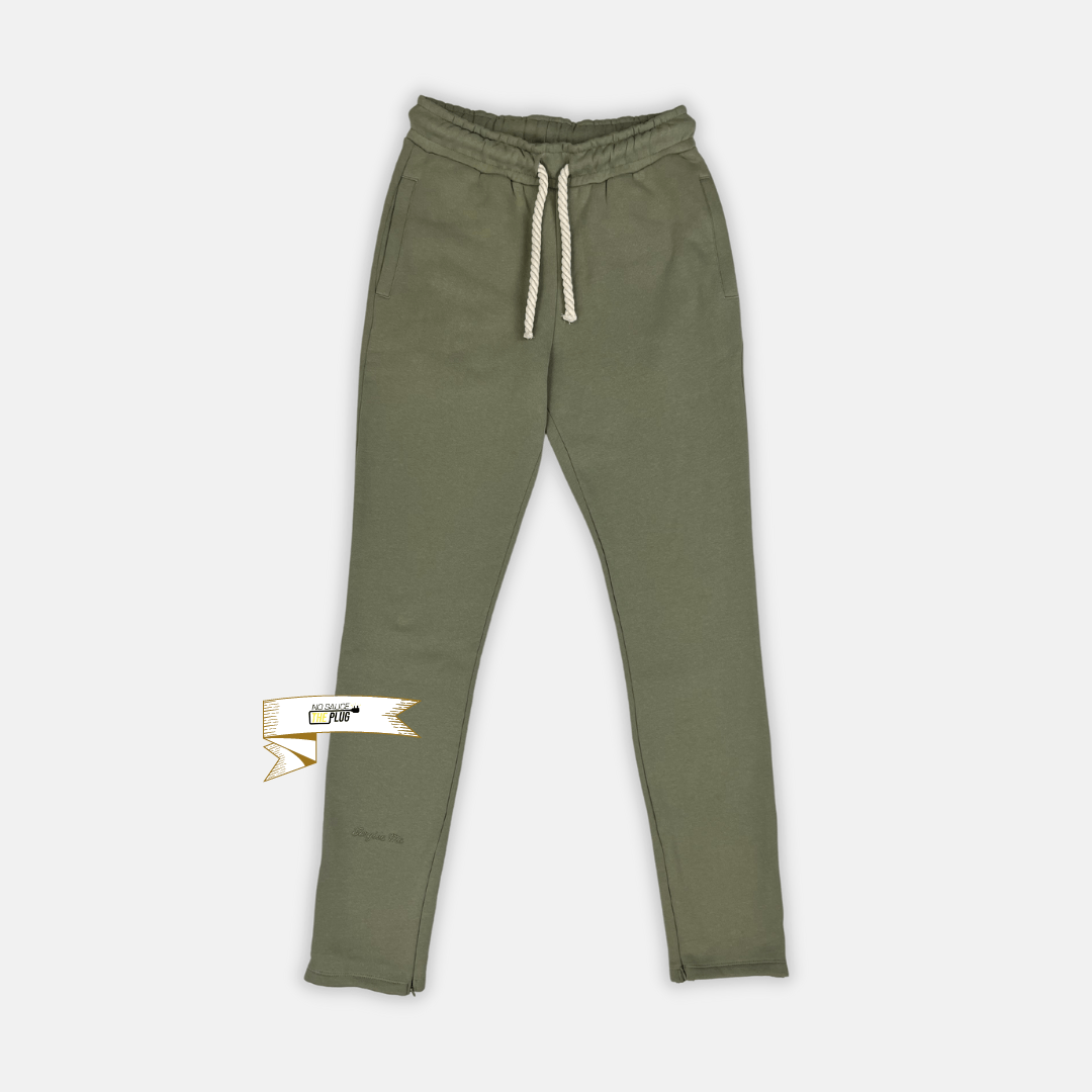 Syna Logo Tracksuit - Sage - No Sauce The Plug