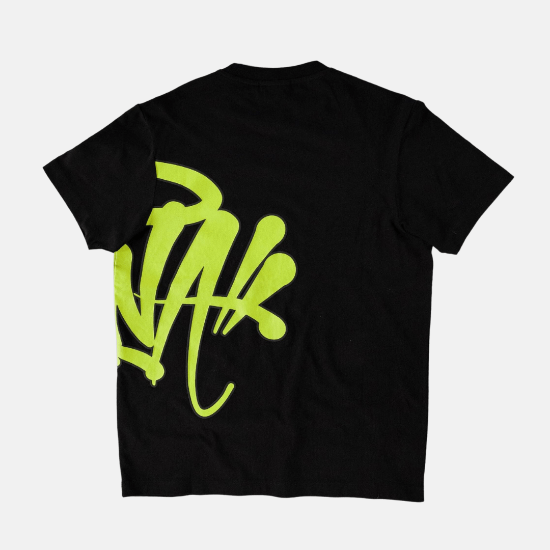 Syna OG T-Shirt - Black/Green - No Sauce The Plug