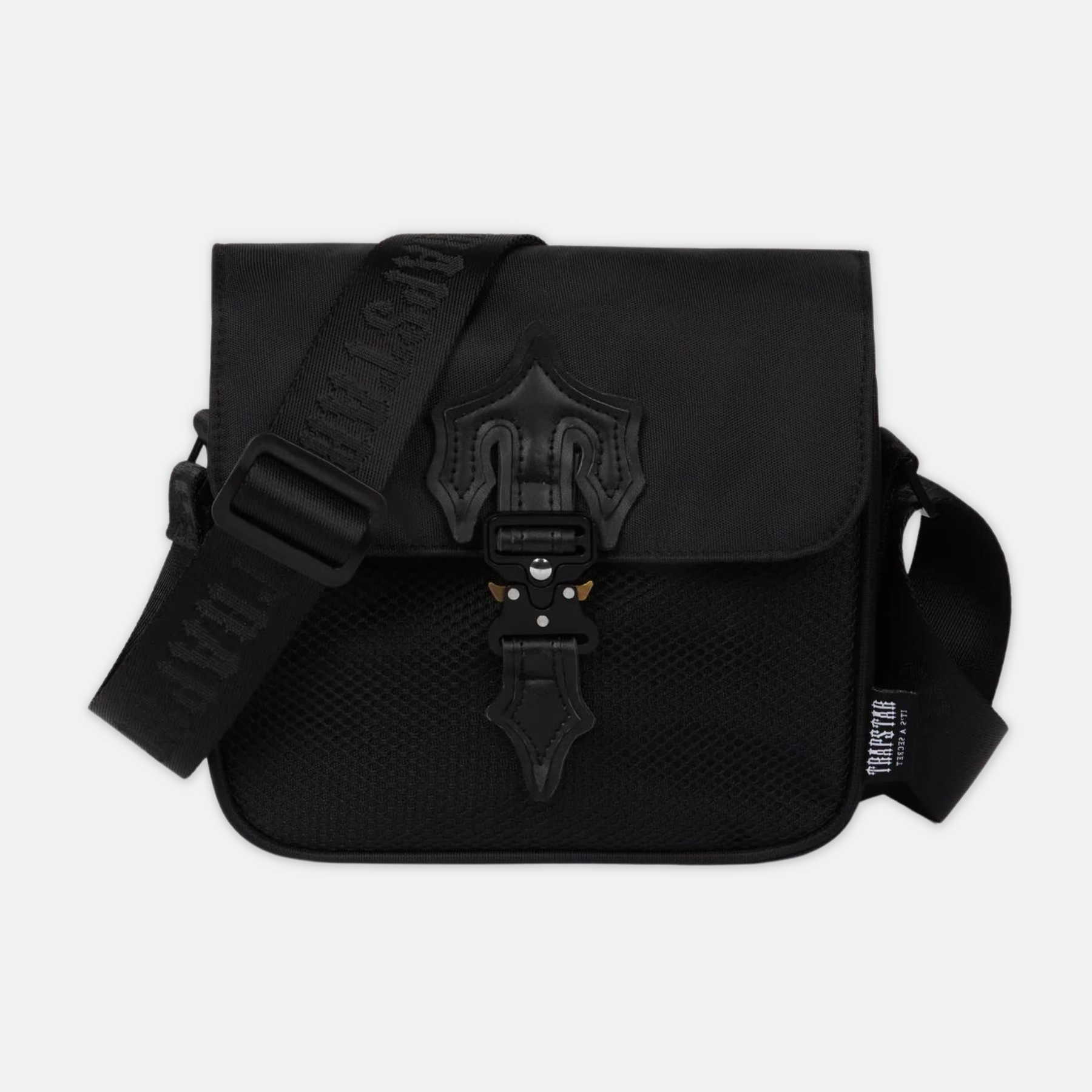 Trapstar Messenger Bag 1.0 - Blackout - No Sauce The Plug