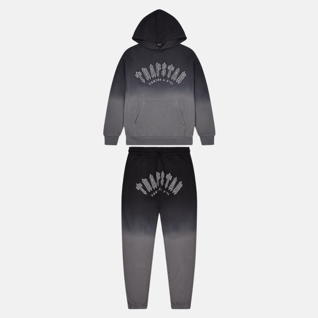 Trapstar Gradient Arch Tracksuit - Black - No Sauce The Plug