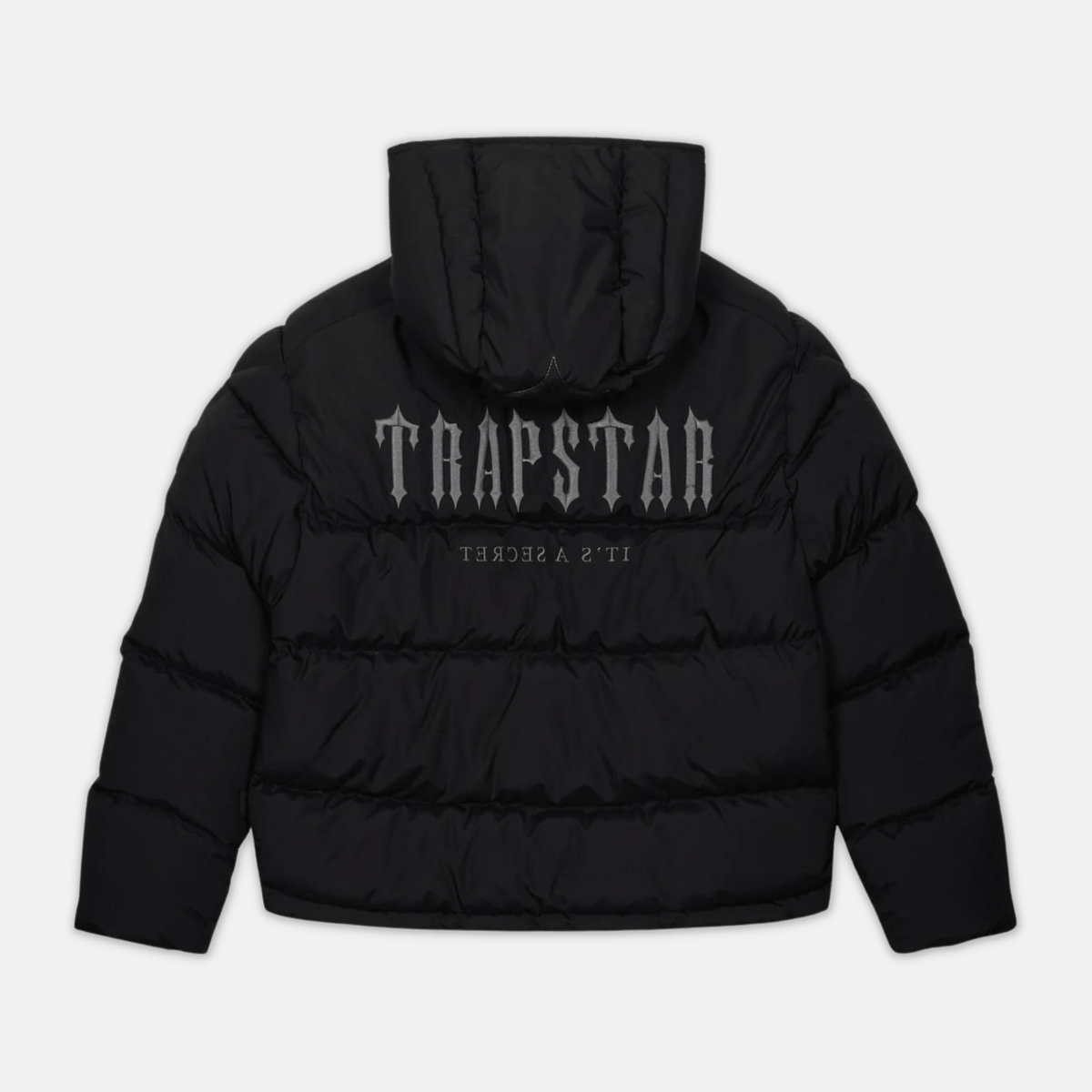 Trapstar Decoded Hooded Puffer 2.0 Jacket - Black - No Sauce The Plug
