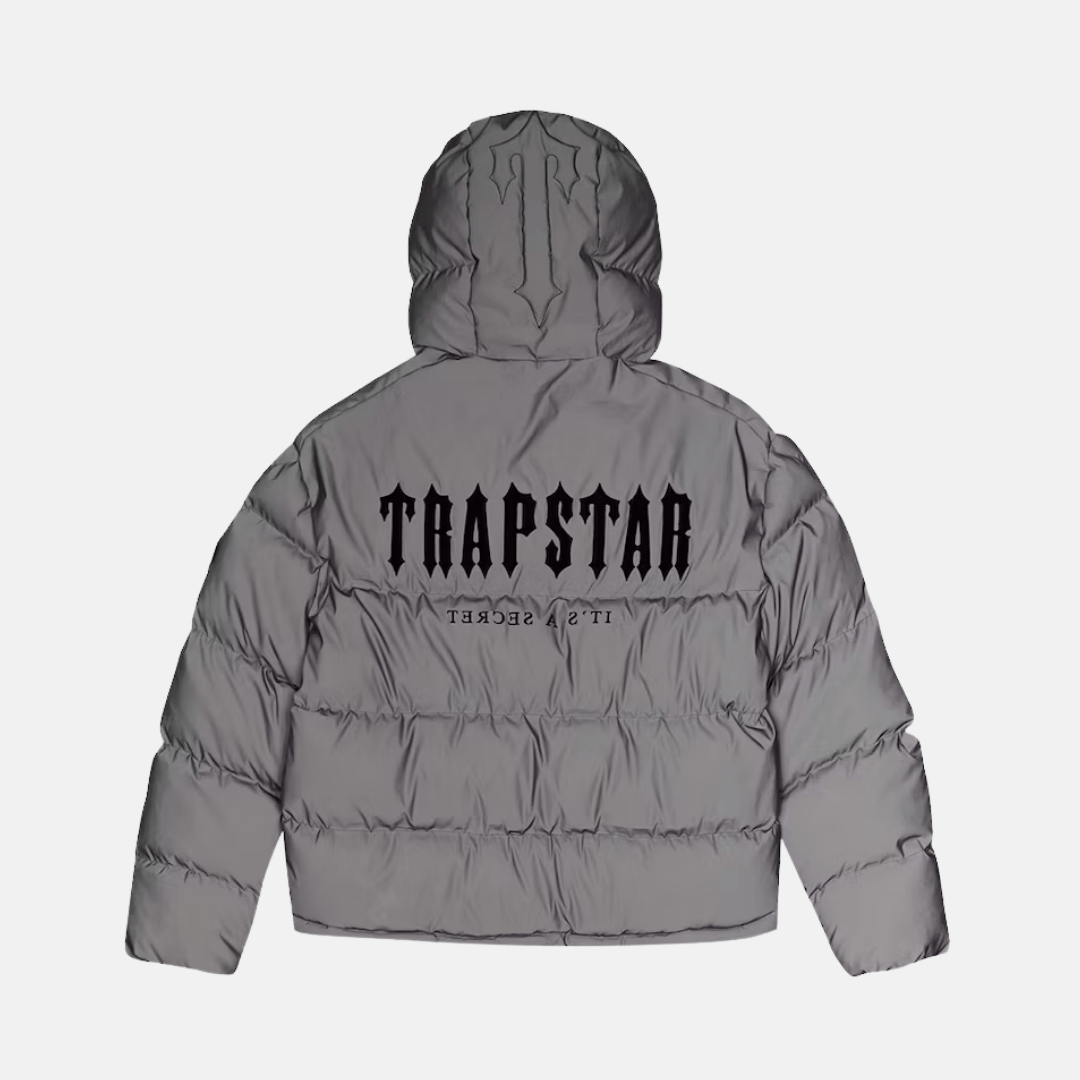 Trapstar Decoded Hooded Puffer 2.0 Jacket - Reflective - No Sauce The Plug