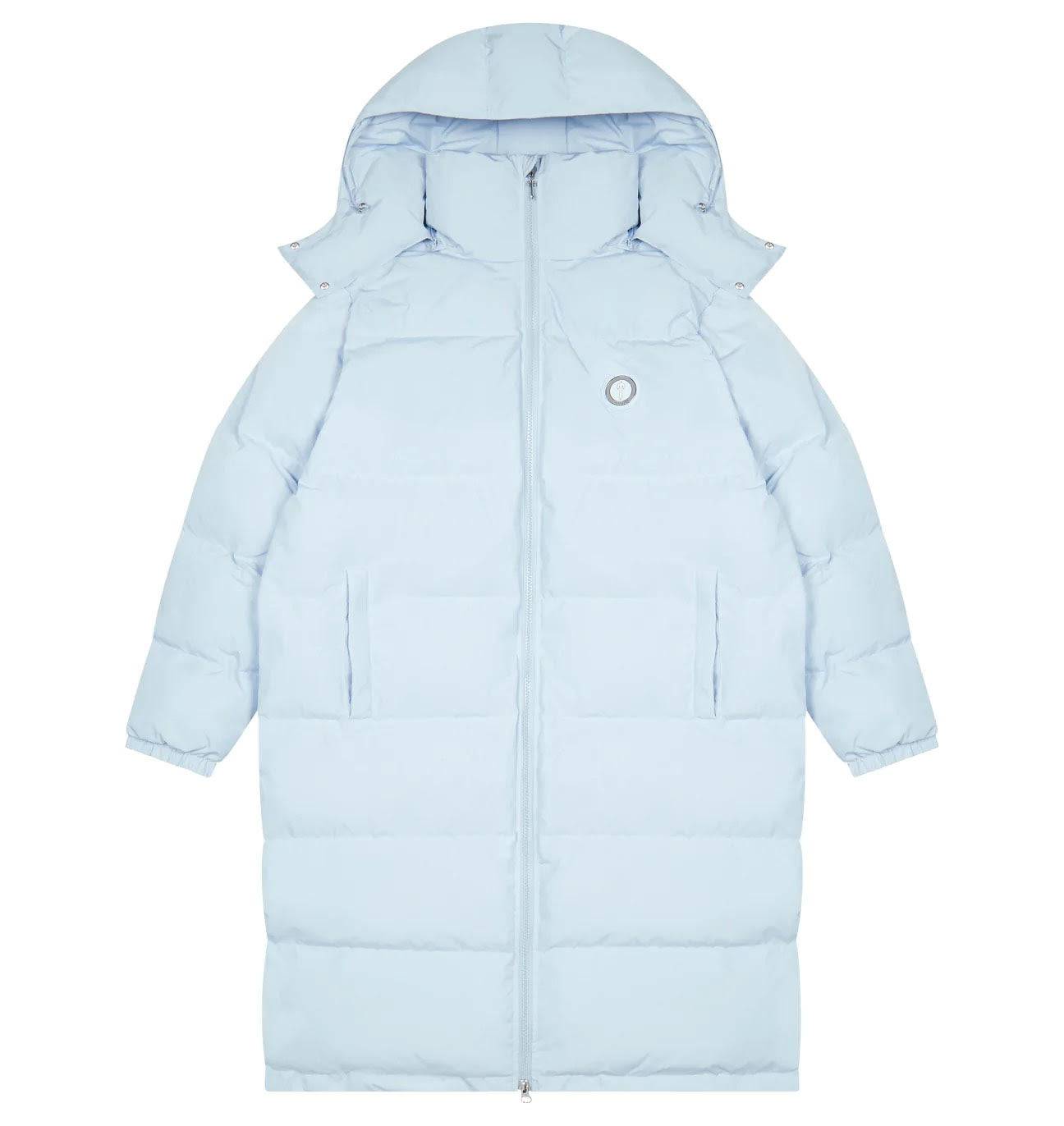 Trapstar Irongate FullLength Oversized Puffer Jacket Ice Blue No