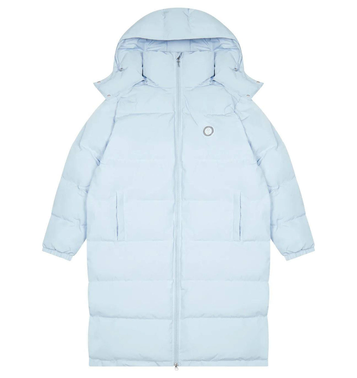 Trapstar Irongate Full-Length Oversized Puffer Jacket - Ice Blue - No Sauce The Plug