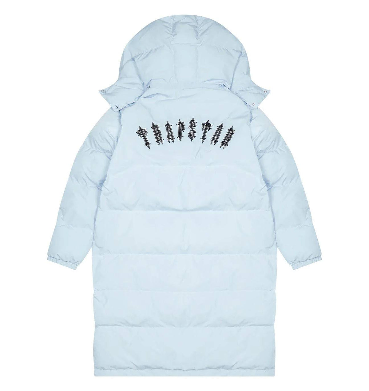 Trapstar Irongate Full-Length Oversized Puffer Jacket - Ice Blue - No Sauce The Plug