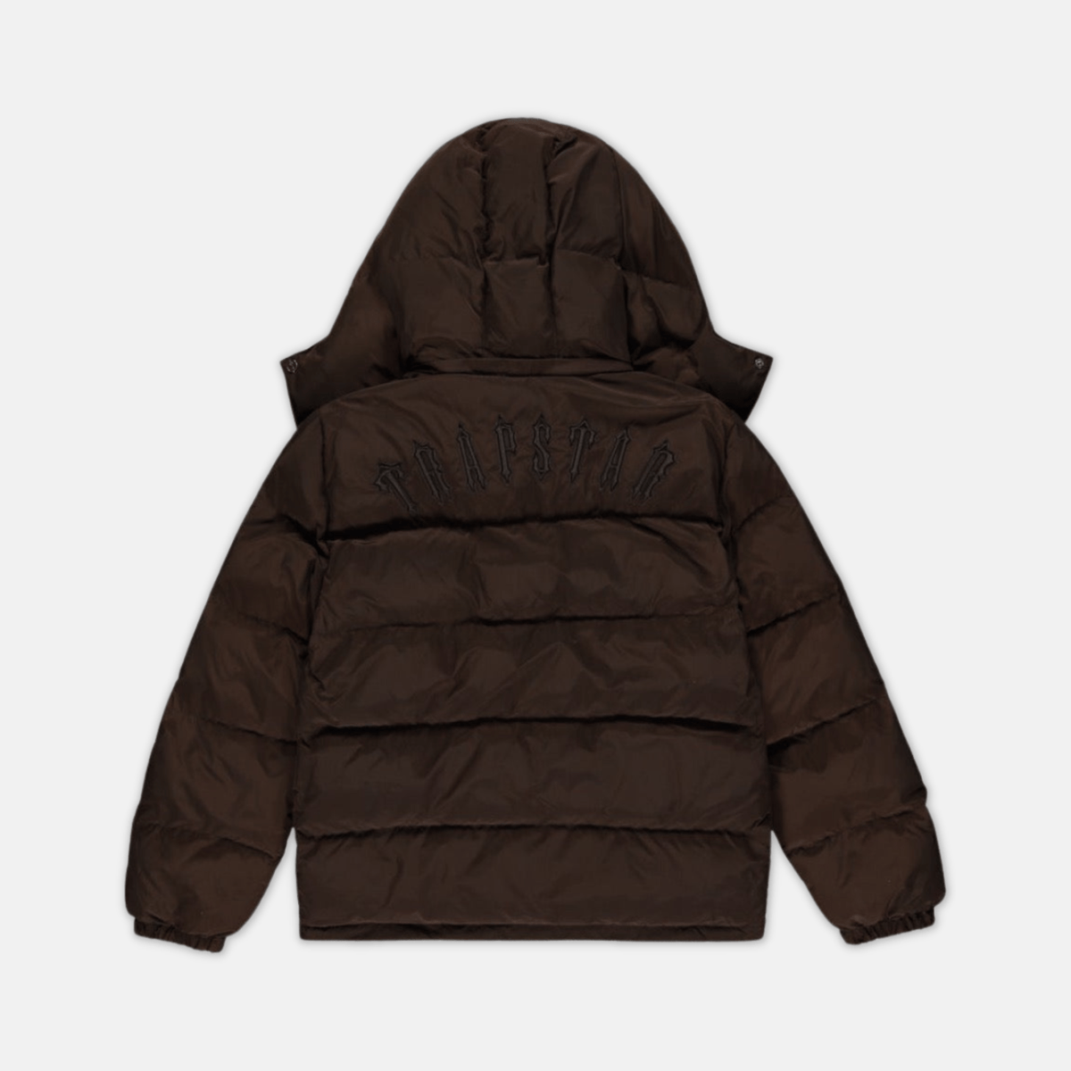 Trapstar Irongate Jacket Detachable Hood - Brown - No Sauce The Plug