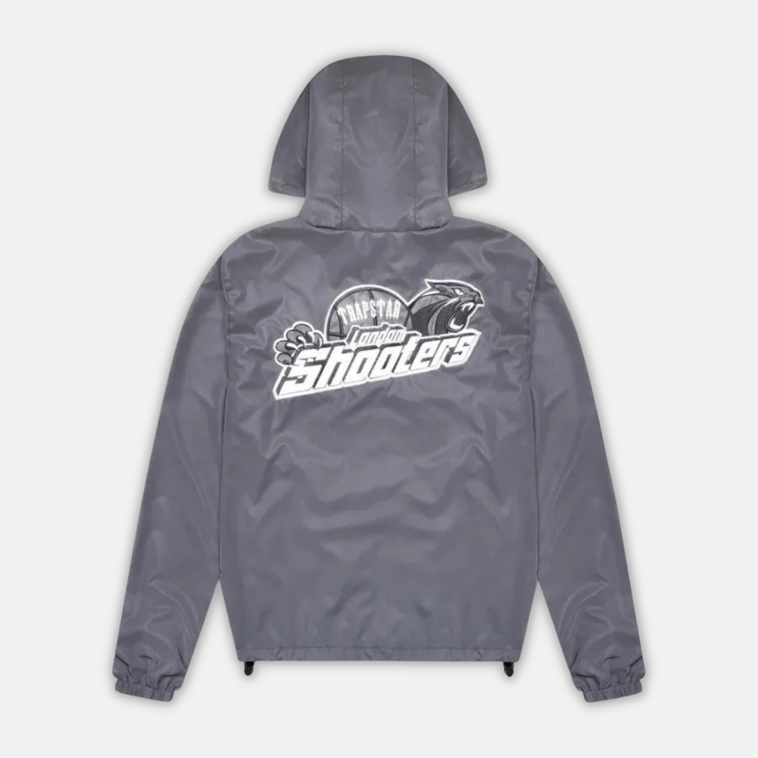 Trapstar Shooters Windbreaker - Black/Reflective - No Sauce The Plug