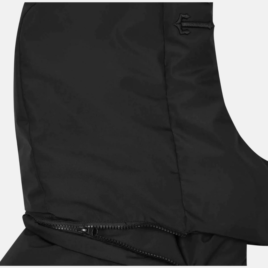 Trapstar Women's Arched Irongate AW23 Hooded Puffer - Black - No Sauce The Plug
