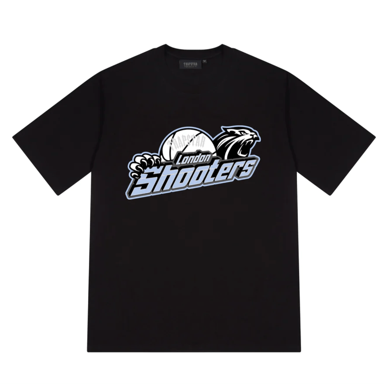 Trapstar Shooters SS23 T-Shirt - Black/Ice Edition | No Trapstar Shooters SS23 T-Shirt - Black/Ice Edition | No