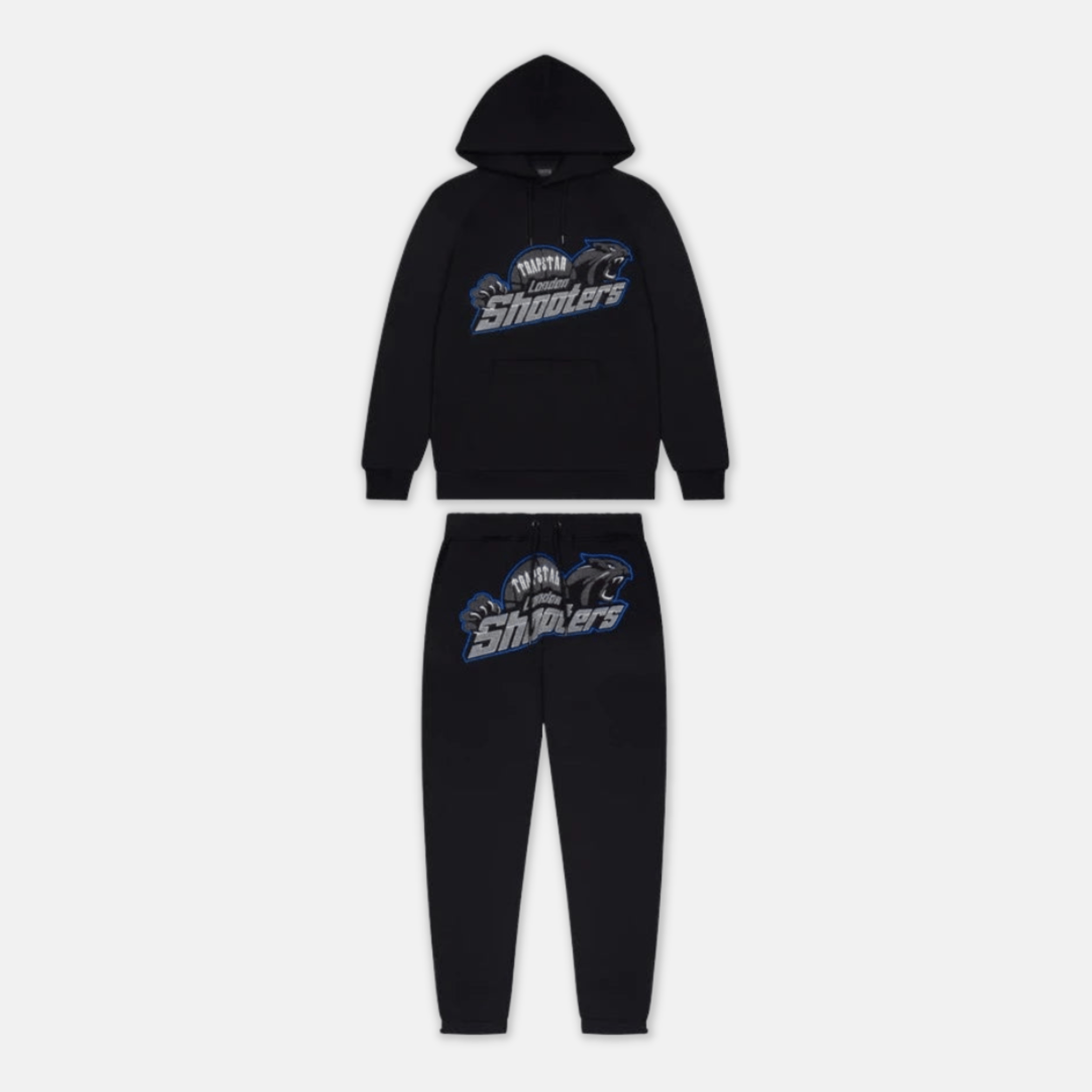Trapstar Shooters Tracksuit Black Ice Flavours No Sauce The Plug