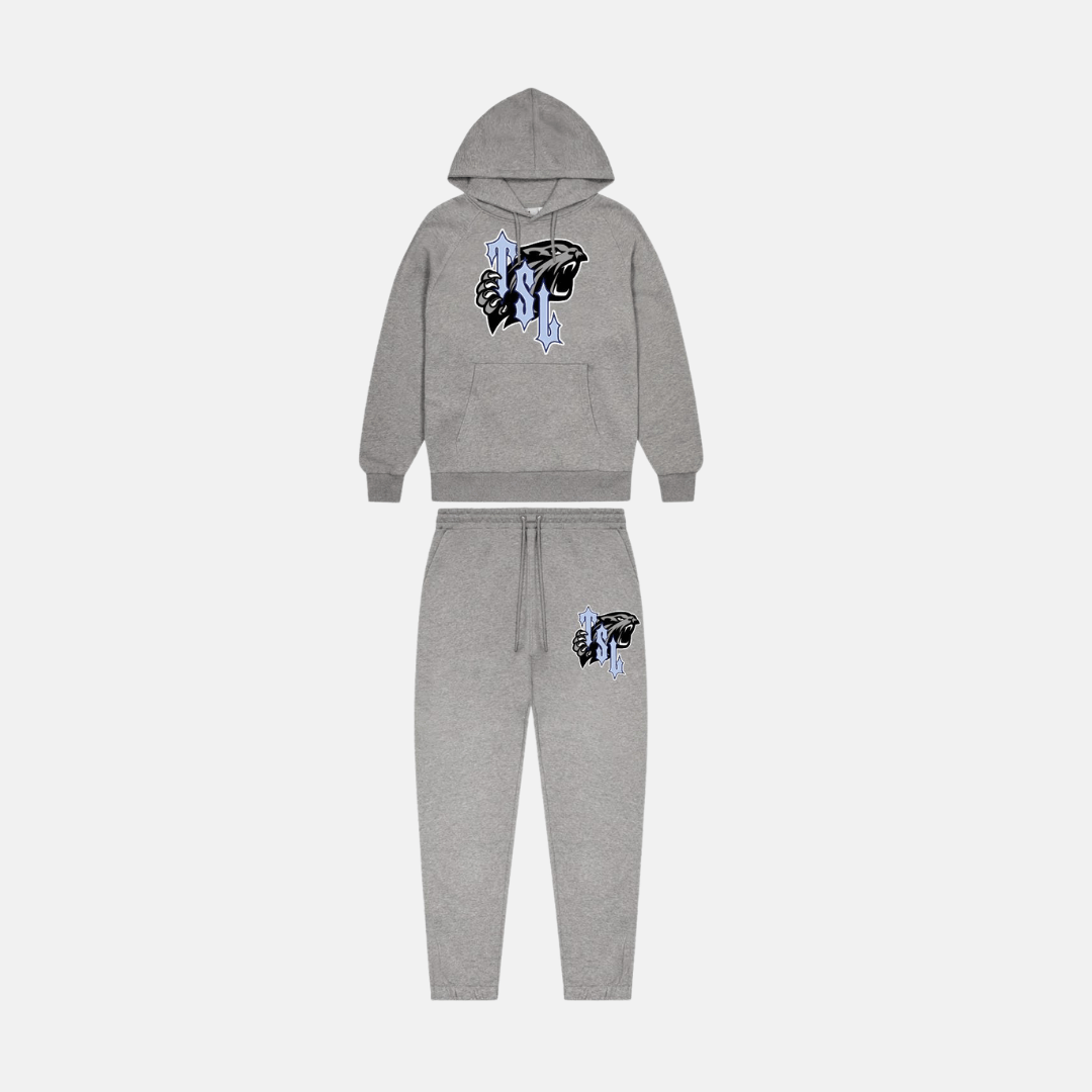 Trapstar TSL Shooters Tracksuit - Grey/Ice edition - No Sauce The Plug