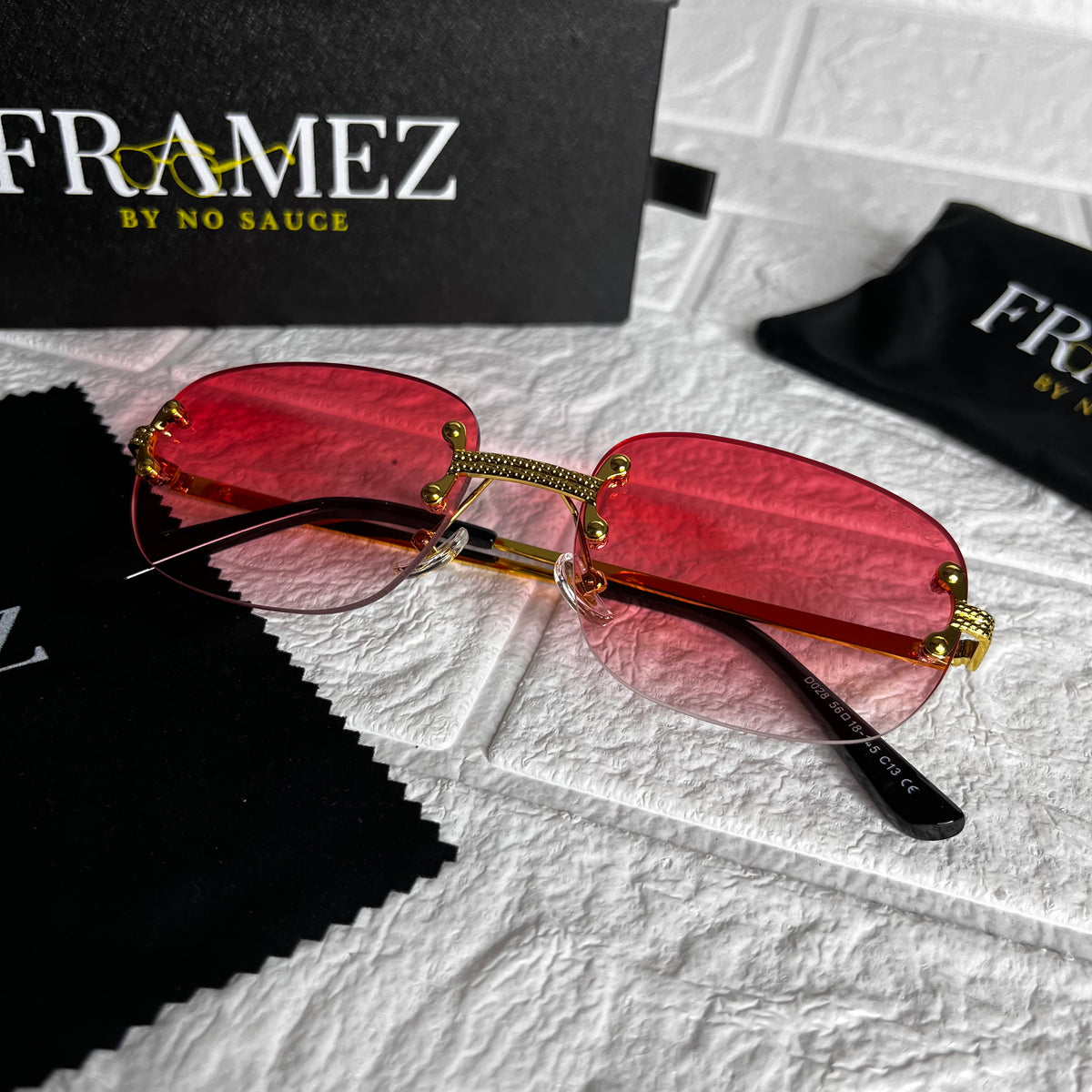 Fire Red Framez - No Sauce The Plug