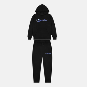 Trapstar Hyperdrive Monochrome Tracksuit - Black / Blue - No Sauce The Plug