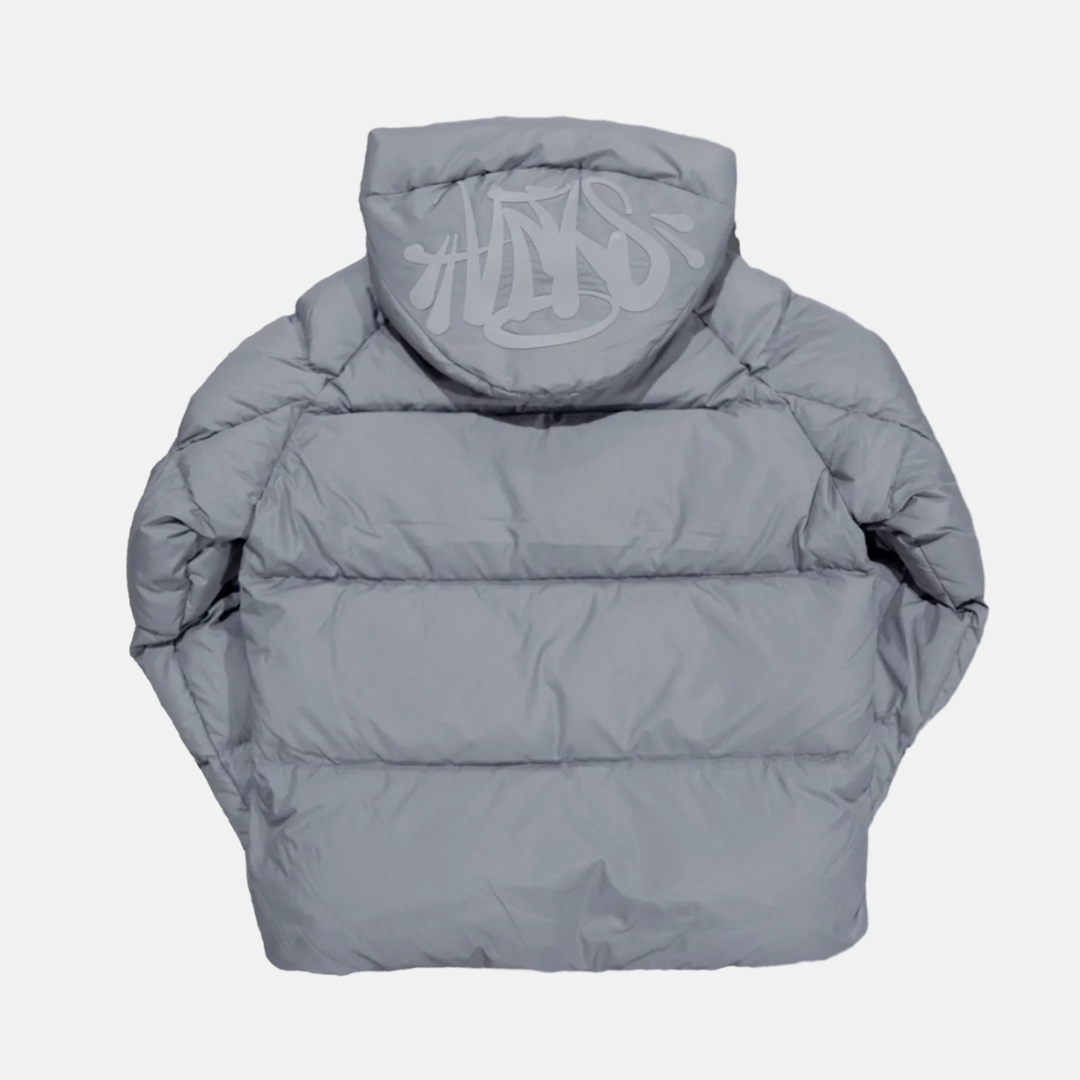 Syna Down Puffer Jacket - Grey - No Sauce The Plug