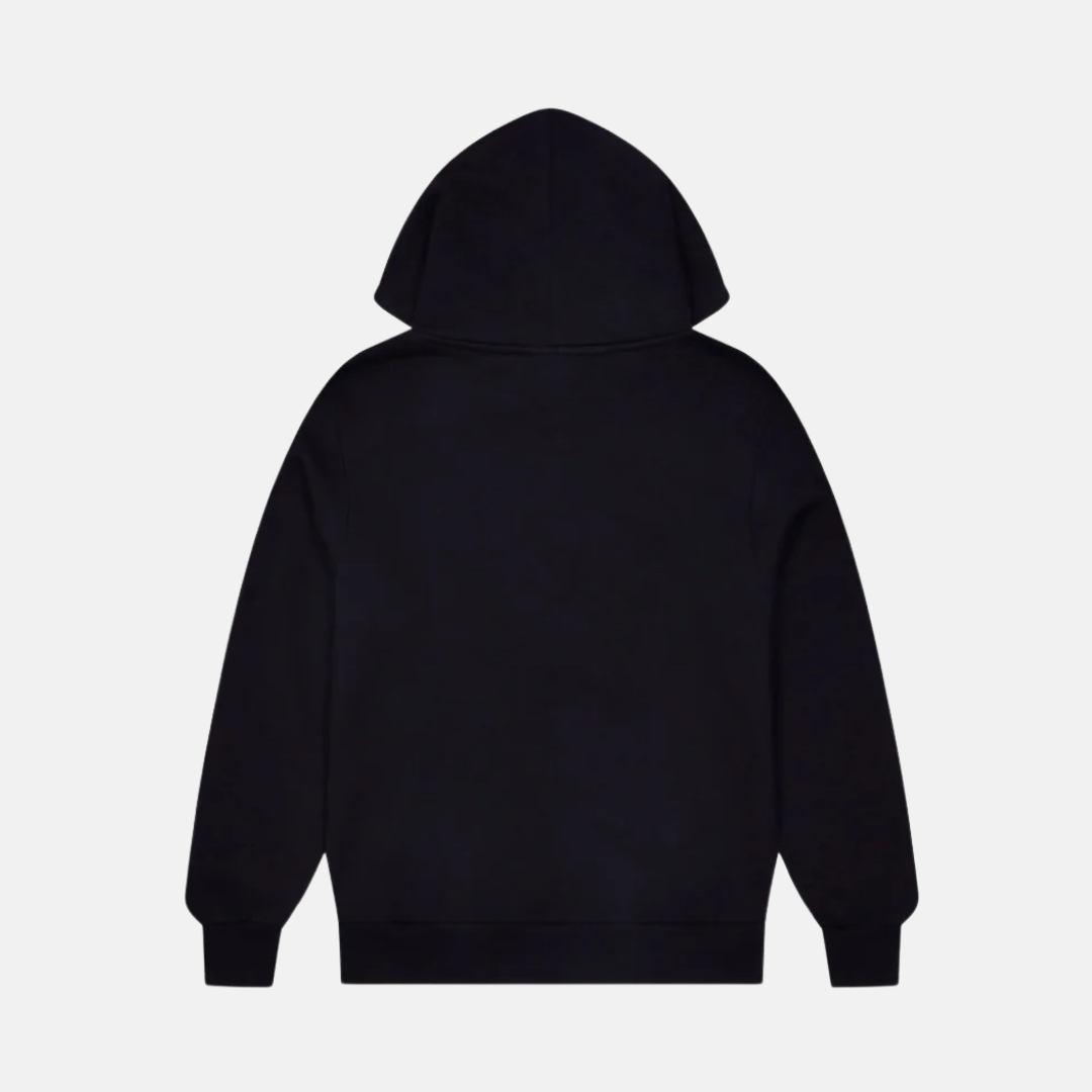 Trapstar Chenille Shooters Hoodie - Black/Pink - No Sauce The Plug