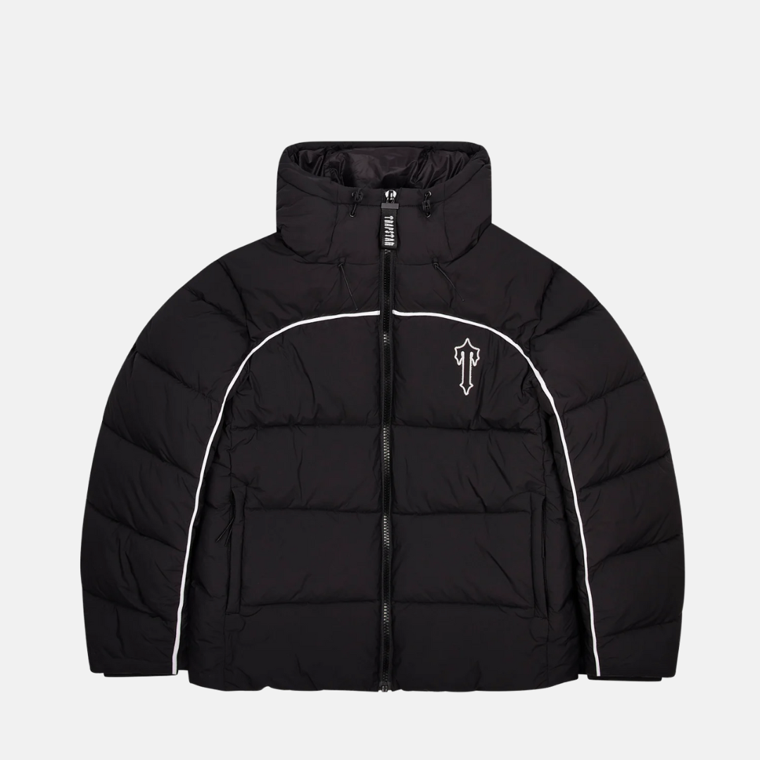 Trapstar Irongate Arch Pipping Puffer - Black/White