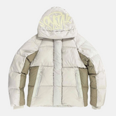 Syna Down Puffer Jacket - Cream - No Sauce The Plug