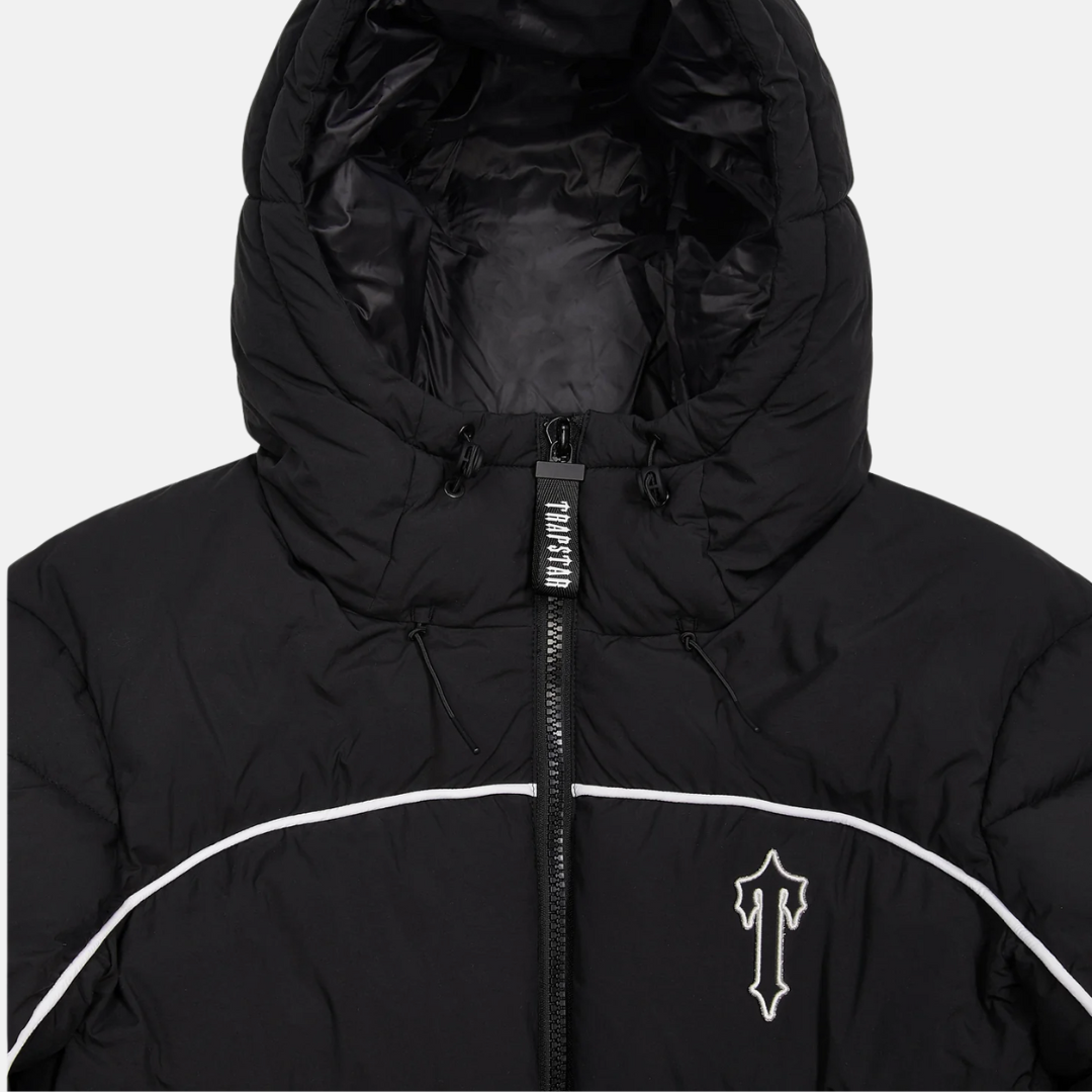 Trapstar Irongate Arch Pipping Puffer - Black/White