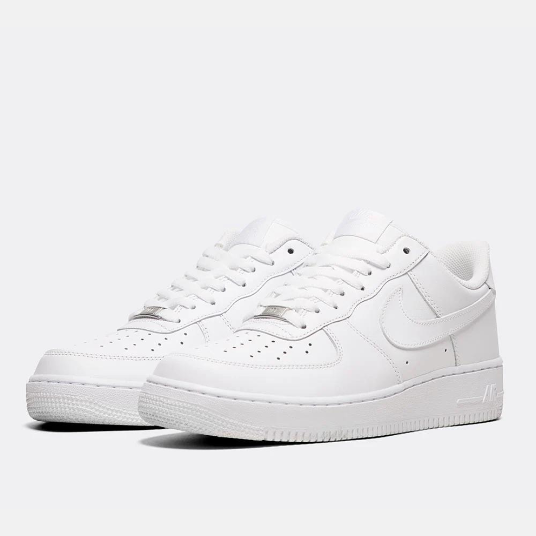 Nike Air Force 1 ‘07 - Triple White - No Sauce The Plug