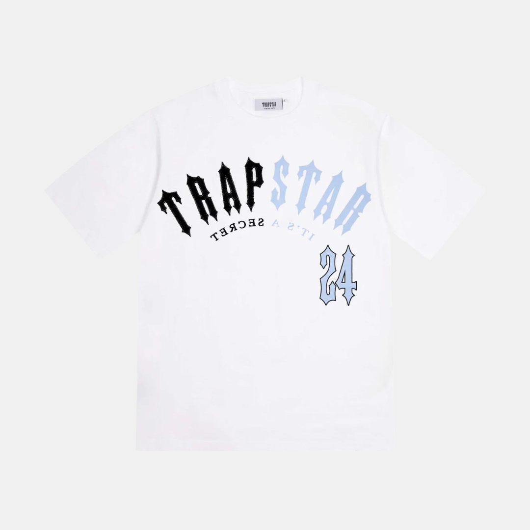 Trapstar Irongate Arch Split T-Shirt - White/Black