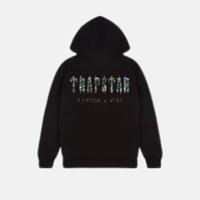 Trapstar Decoded All Terrain Hoodie - Black/Blue Camo