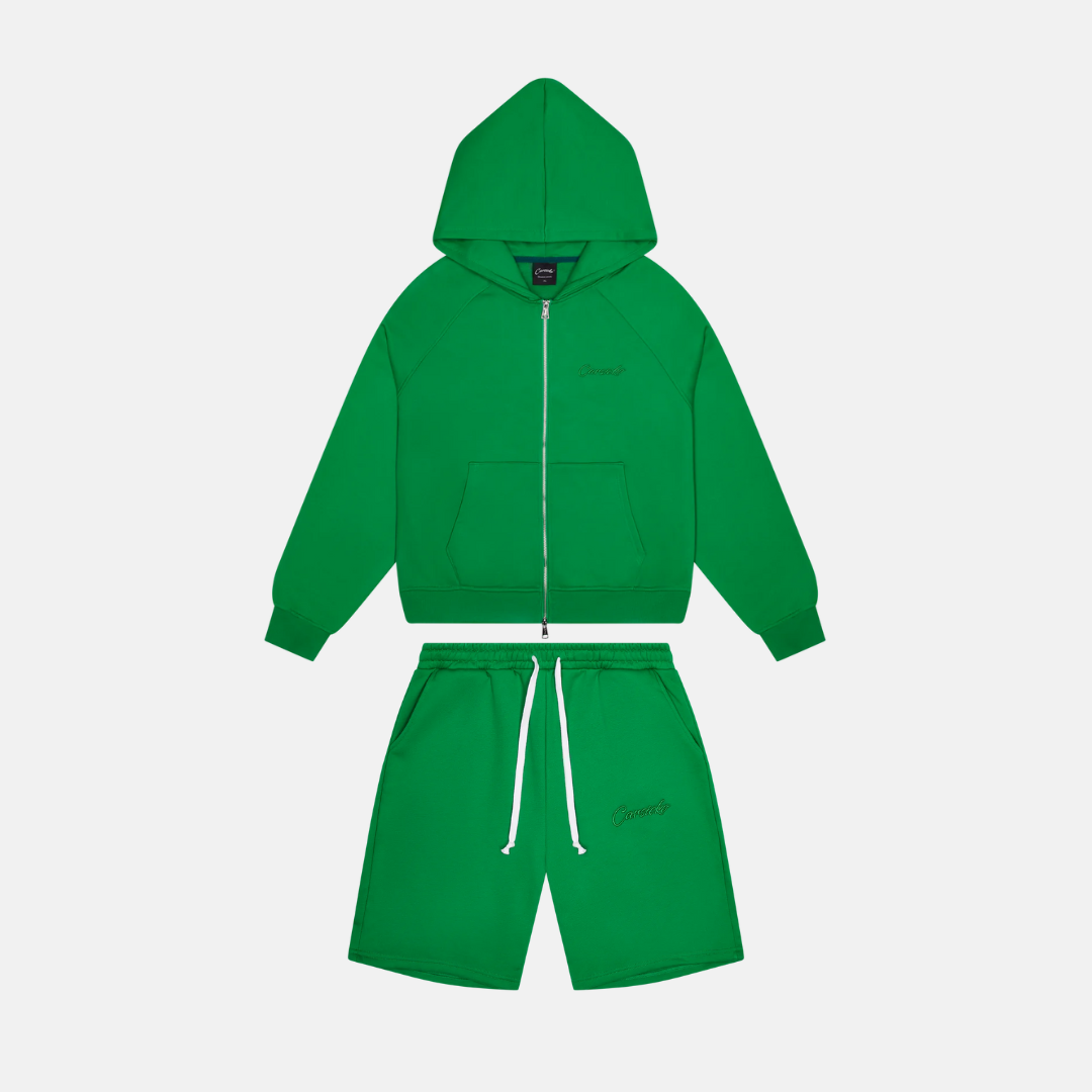 Carsicko Core Shorts Set - Green - No Sauce The Plug