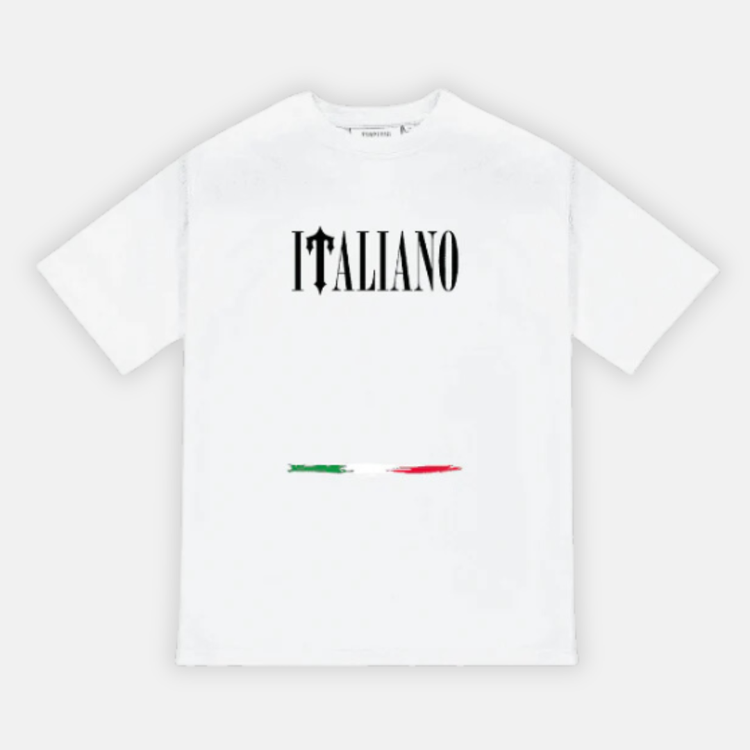 Trapstar x Sfera Ebbasta Italiano Tee - White - No Sauce The Plug