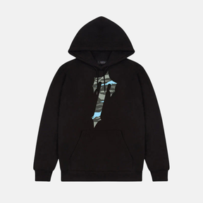 Trapstar Decoded All Terrain Hoodie - Black/Blue Camo