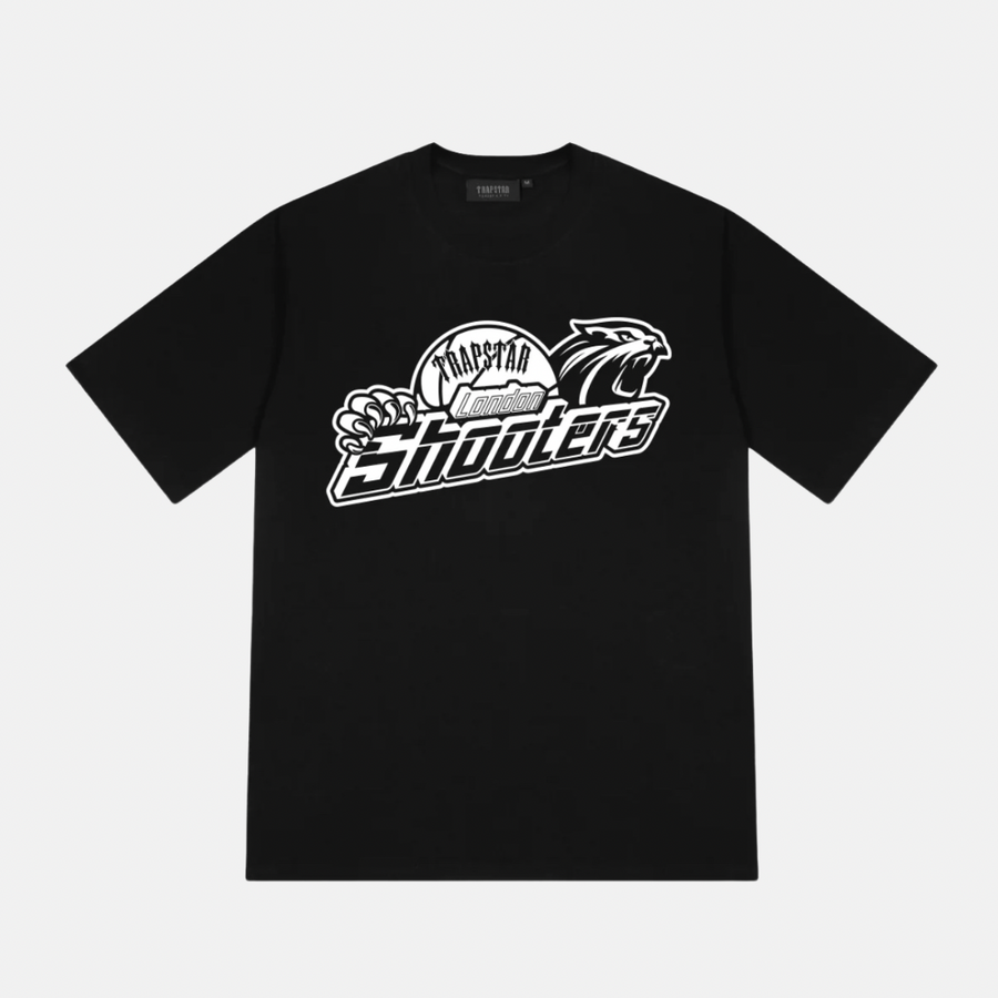 Trapstar Shooters T-Shirt - Black/White | No Sauce The Plug